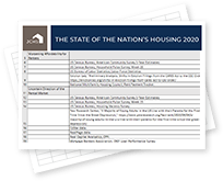 The State of the Nation's Housing 2020 Data Sources