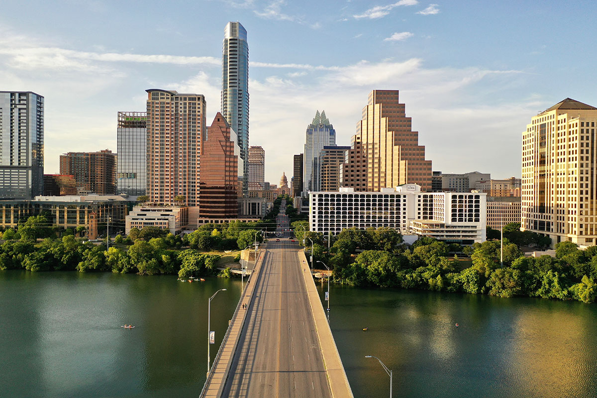 View of Austin, Texas.