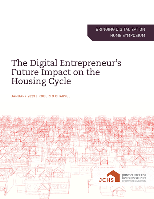 Cover of the paper "The Digital Entrepreneur’s Future Impact on the Housing Cycle."