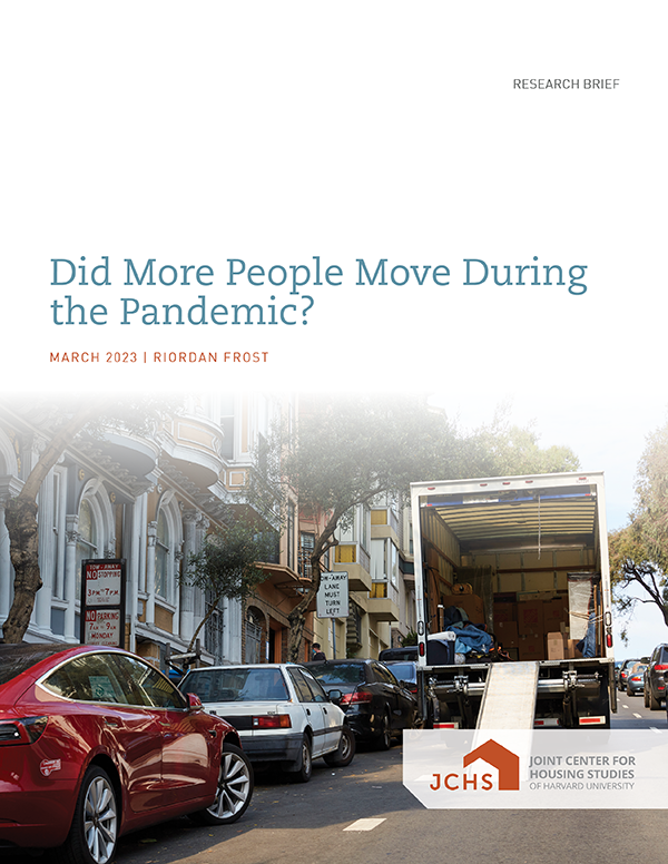 Cover of the paper "Did More People Move During the Pandemic?"