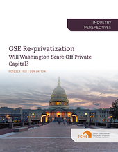 Cover of the paper "GSE Re-privatization"