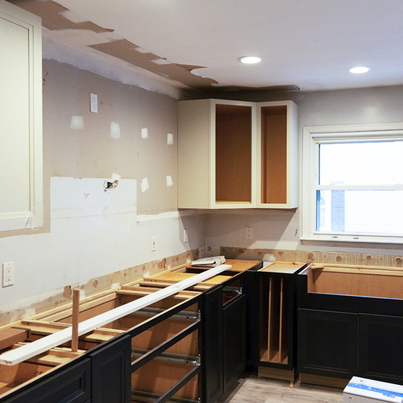 Kitchen under renovation
